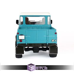 Land Rover Defender Pickup Sculptures 3D Printing