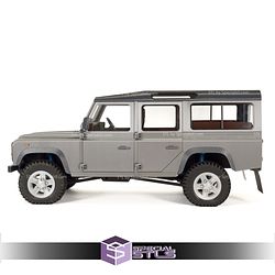 Land Rover Defender Station Wagon Sculptures 3D Printing