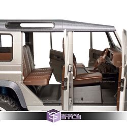 Land Rover Defender Station Wagon Sculptures 3D Printing