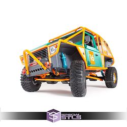 Land Rover Defender Winch Truck Sculptures 3D Printing