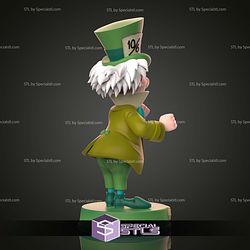 Mad Hatter Cartoon Sculptures 3D Printing