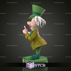 Mad Hatter Cartoon Sculptures 3D Printing