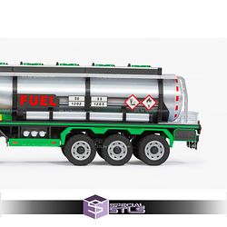 Mini Truck Rocky Tanker Trailer Sculptures 3D Printing