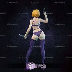 Nina Williams Tekken 8 Bikini Sculptures 3D Printing