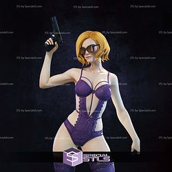 Nina Williams Tekken 8 Bikini Sculptures 3D Printing