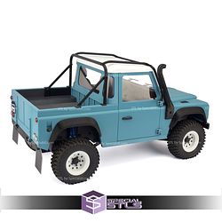 Offroad Accessory Kit for Defender Pickup Sculptures 3D Printing