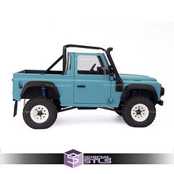 Offroad Accessory Kit for Defender Pickup Sculptures 3D Printing