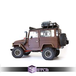 Offroad Kit 1981 Toyota FJ40 Land Cruiser Sculptures 3D Printing