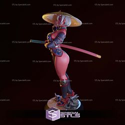 Oni Girl Standalone Sculptures 3D Printing