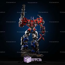 Optimus Prime Static Sculptures 3D Printing