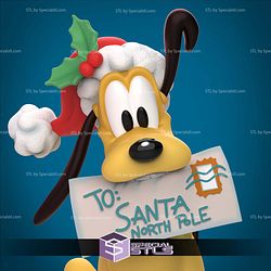 Pluto and Letter to Santa Sculptures 3D Printing