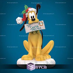 Pluto and Letter to Santa Sculptures 3D Printing