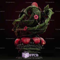 Poison Ivy Demon Flower Sculptures 3D Printing