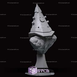 Pyramid Head Bust Sculptures 3D Printing