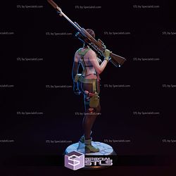 Quiet Sniper Standalone Sculptures 3D Printing