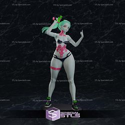 Rebecca Cyberpunk 2024 Sculptures 3D Printing