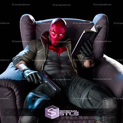 Red Hood on Sofa Sculptures 3D Printing