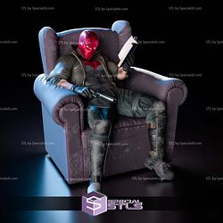 Red Hood on Sofa Sculptures 3D Printing