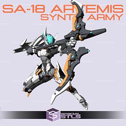 SA-18 Artemis Sculptures 3D Printing