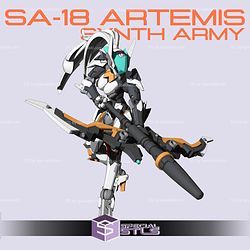 SA-18 Artemis Sculptures 3D Printing