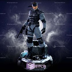 Solid Snake Scale 1-6 Sculptures 3D Printing