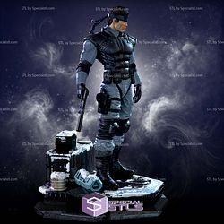 Solid Snake Scale 1-6 Sculptures 3D Printing