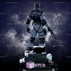 Solid Snake Scale 1-6 Sculptures 3D Printing