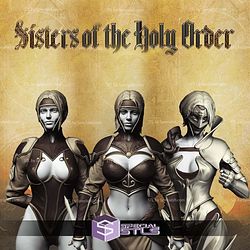 Three sisters of the Holy Order Campaign Miniatures