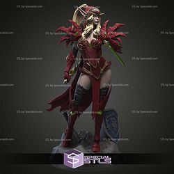 Valeera Warcraft V2 Sculptures 3D Printing