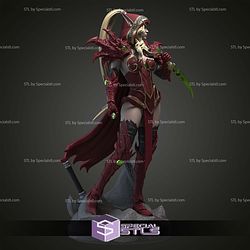 Valeera Warcraft V2 Sculptures 3D Printing