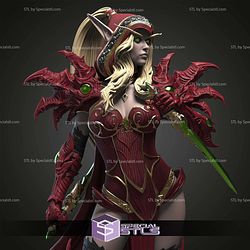 Valeera Warcraft V2 Sculptures 3D Printing