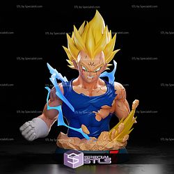 Vegeta Thunder Bust Sculptures 3D Printing