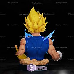 Vegeta Thunder Bust Sculptures 3D Printing