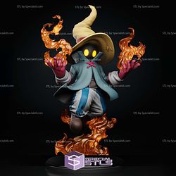 Vivi Fire Final Fantasy Sculptures 3D Printing