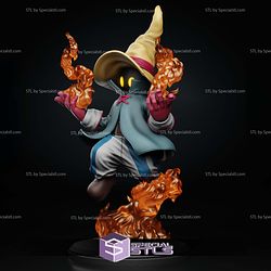 Vivi Fire Final Fantasy Sculptures 3D Printing