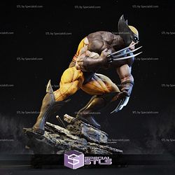 Wolverine Brown and Black Sculptures 3D Printing