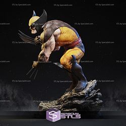 Wolverine Brown and Black Sculptures 3D Printing