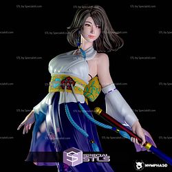 Yuna Final Fantasy V3 Sculptures 3D Printing