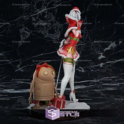 2B Christmas NieR Automata Sculptures 3D Printing