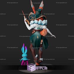 Aurora League of Legends Sculptures 3D Printing