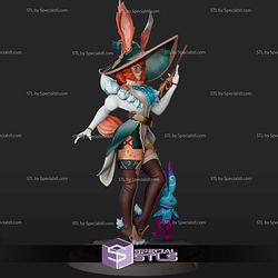 Aurora League of Legends Sculptures 3D Printing