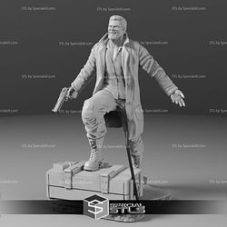 Basic STL Billy Butcher Sculptures 3D Printing