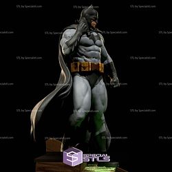 Batman on Step Sculptures 3D Printing