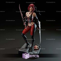 BloodRayne Scale 1-4 Sculptures 3D Printing