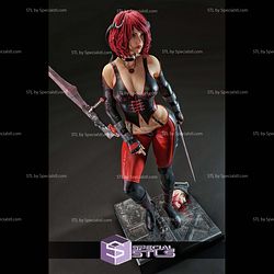 BloodRayne Scale 1-4 Sculptures 3D Printing