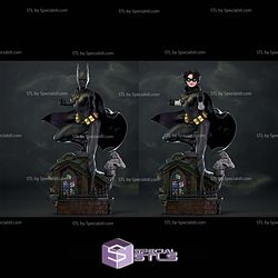 Cassandra Cain Batgirl Blackcat Sculptures 3D Printing