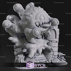 Chibi Beholder Dungeons and Dragons Sculptures 3D Printing