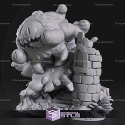 Chibi Beholder Dungeons and Dragons Sculptures 3D Printing