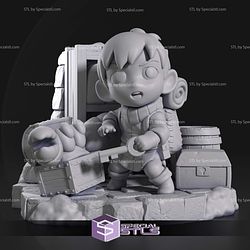 Chibi Chilchuck Tims Dungeon Meshi Sculptures 3D Printing