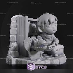 Chibi Chilchuck Tims Dungeon Meshi Sculptures 3D Printing